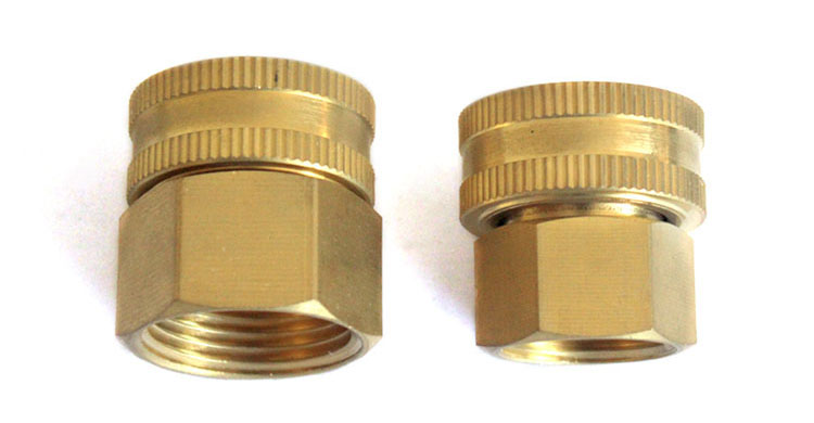 Dual Female Messing Swivel Hose Connector